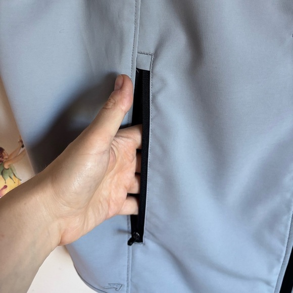 Antigua Demand Sleeveless Jacket Ahead USA Gray Shirt Size Large - Picture 2 of 8